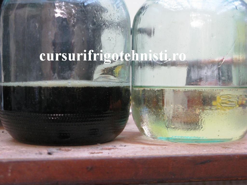 diferenta de culoare intre uleiuri(dupa ceva ani de functionare).jpg