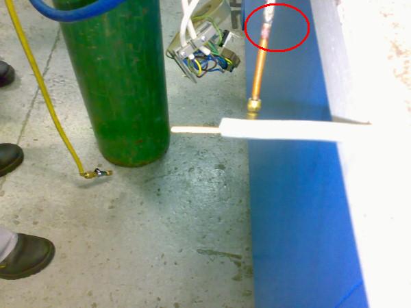 Sudura Cu al VS cu o teava de Al probata la 20 bari azot.jpg