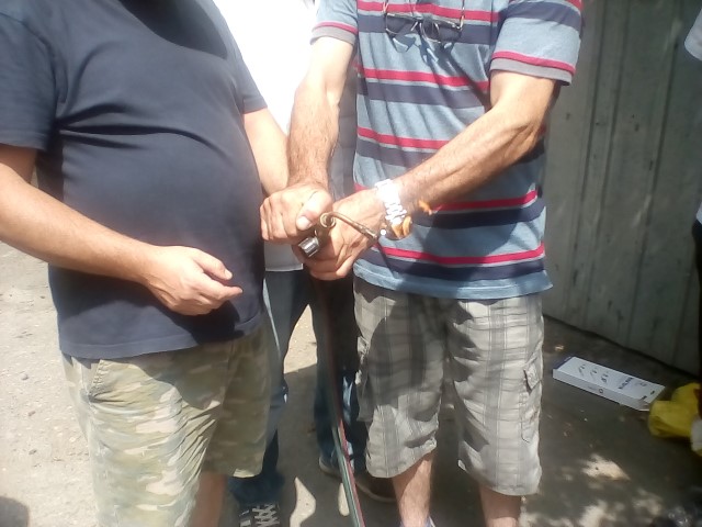 Valentin la practica frigotehnisti porneste statia oxigen butan.jpg