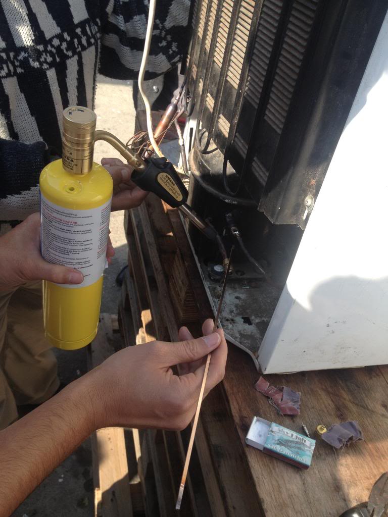 Sudura cu mapp gayul refulare compresor freon r134A.jpg