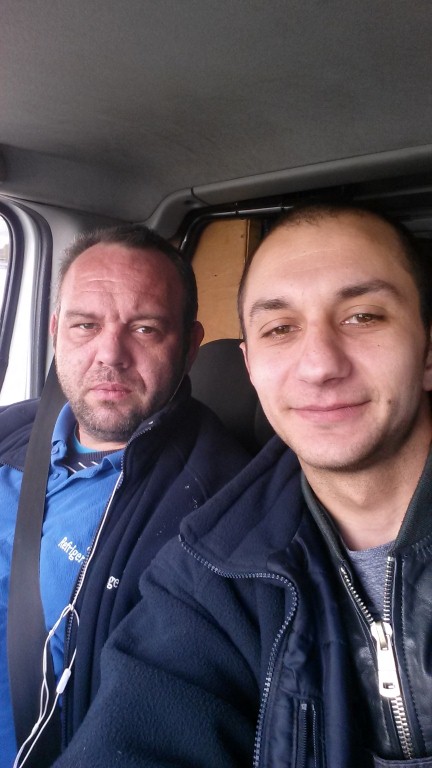 Cu Stan Danut in masina de servici ..JPG