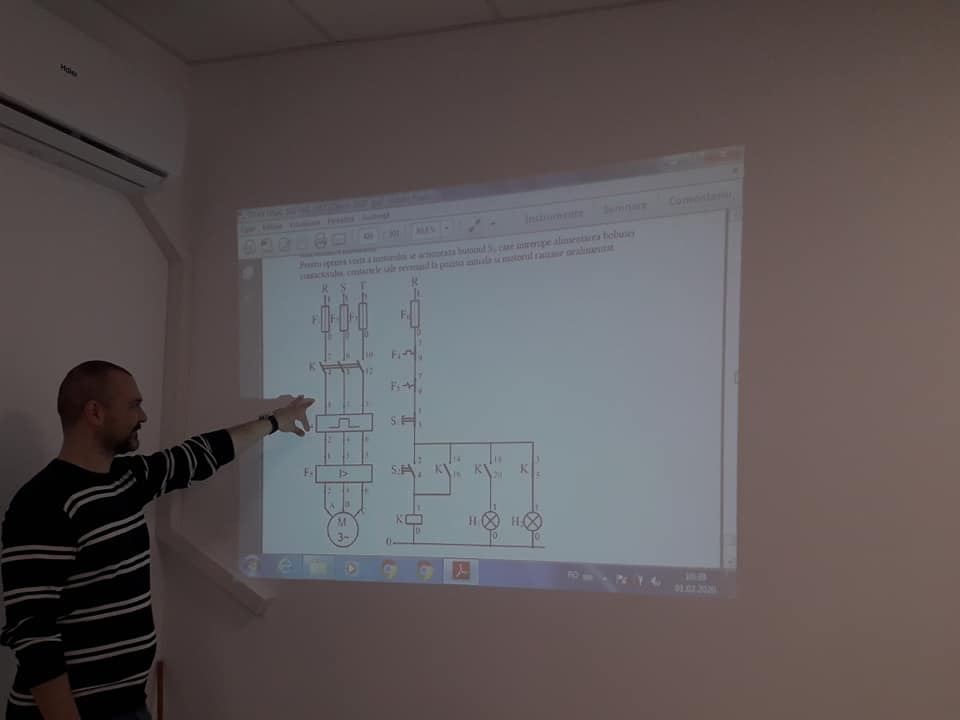 frig grupa 17 Echipament minim obligatoriu Alimentare electrica si schema de forta si schema de comanda pornire compresor trifazat.jpg