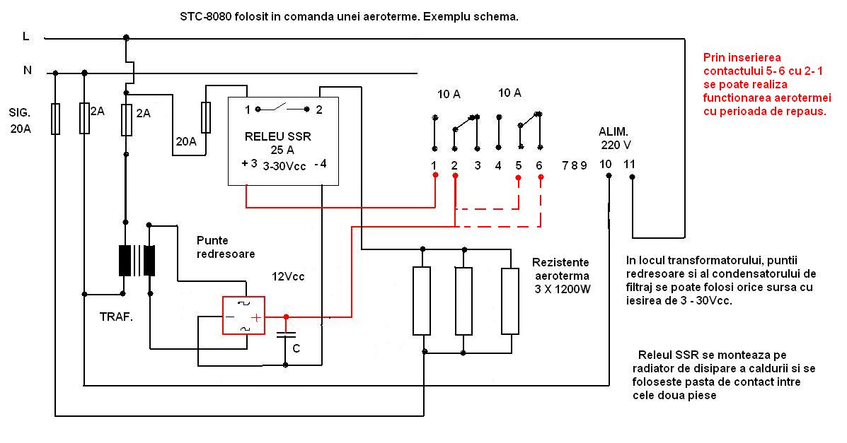 STC-8080 in comanda unei aeroterme by Rosu Florian.JPG