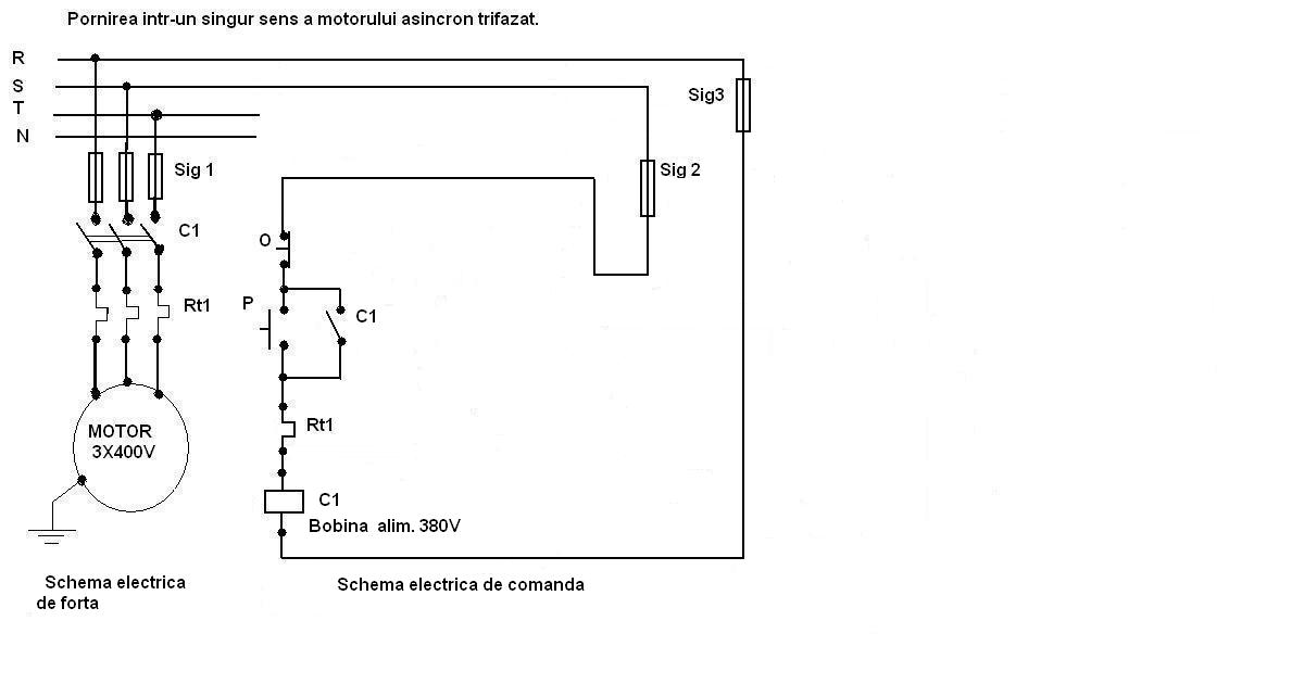 Pornirea intr-un singur sens a motorului asincron trifazat,  de Rosu Florian.JPG